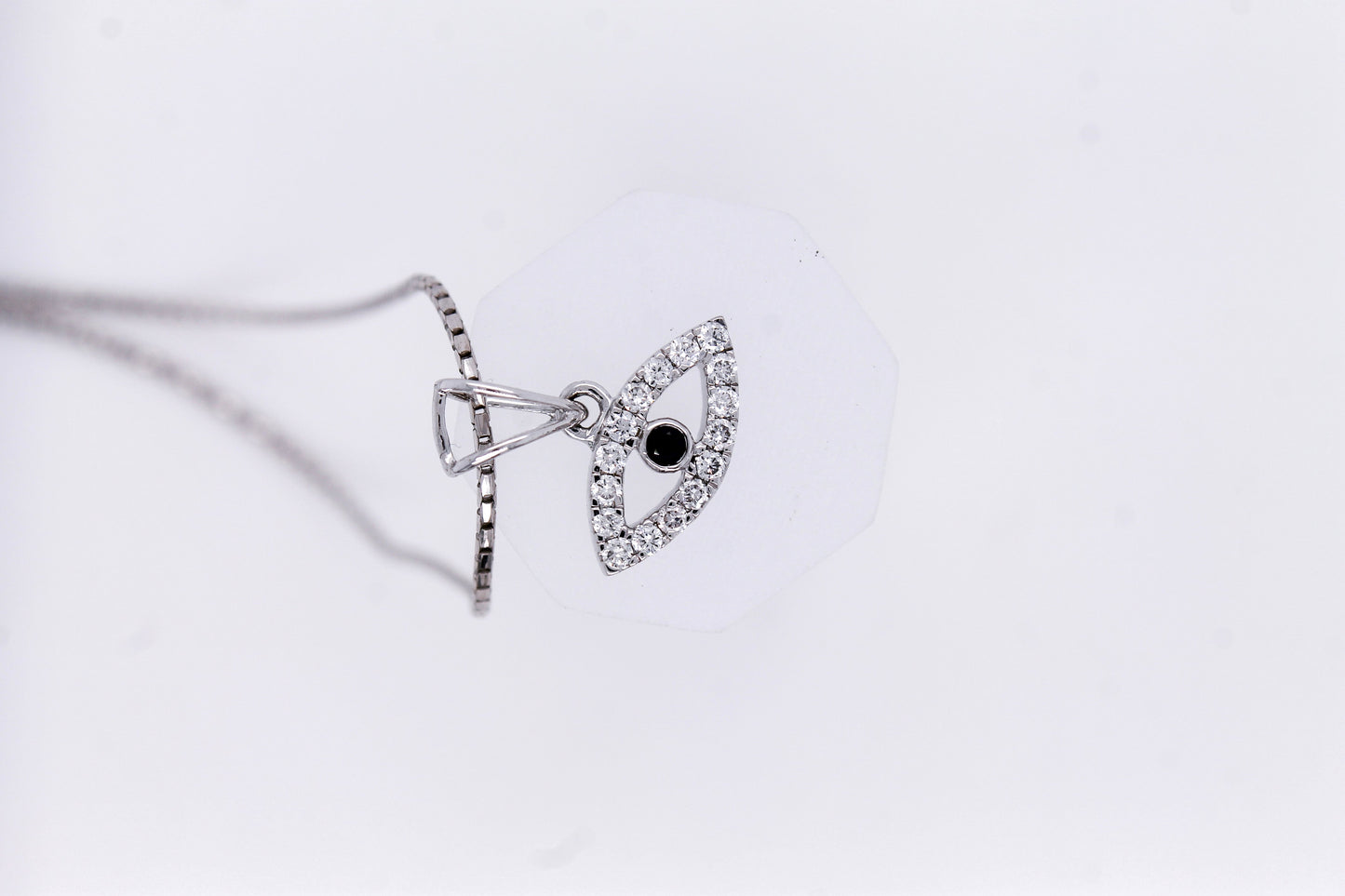 Diamond Evil Eye Necklace