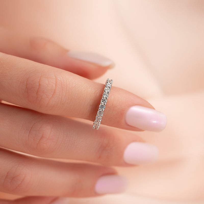 Diamond Trellis Eternity Ring