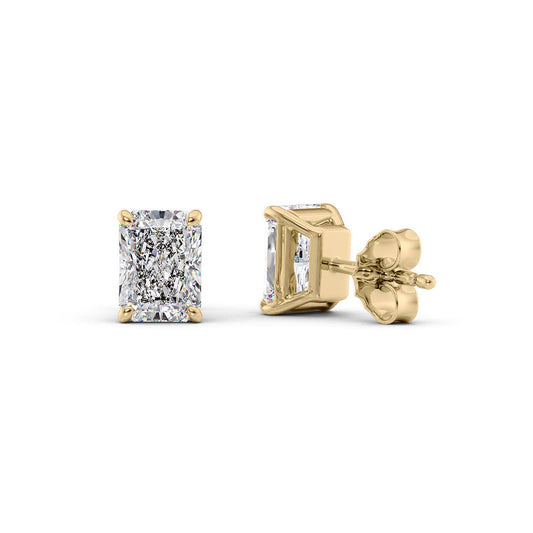 Radiant Lab Diamond Stud Earrings IGI Certified