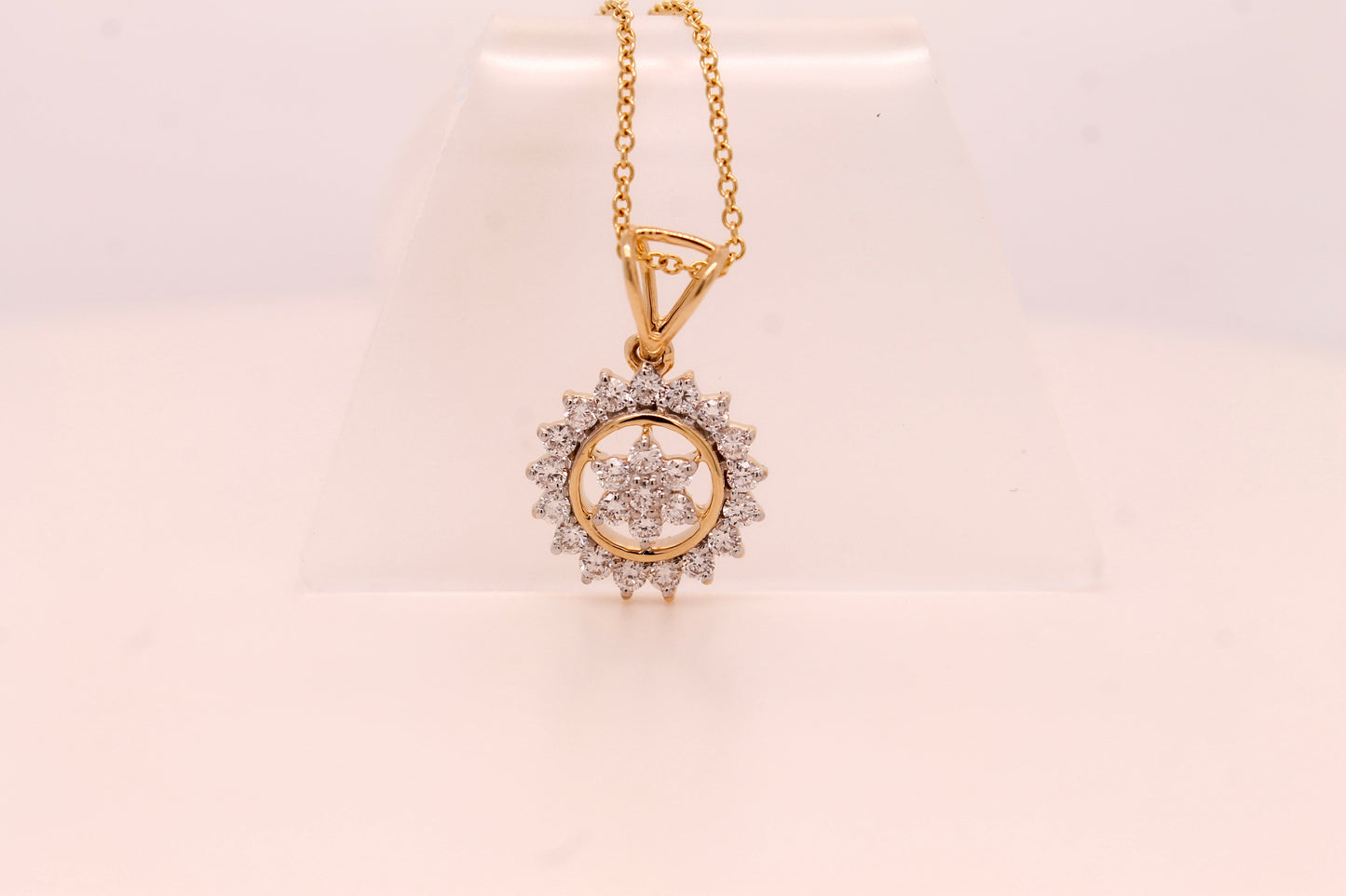 Diamond Sun Pendant