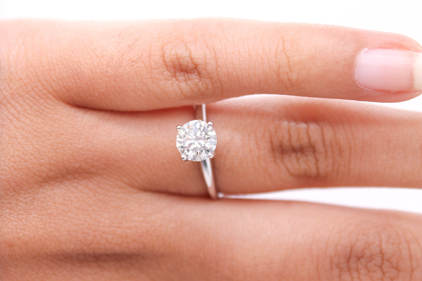 Round Solitaire Diamond Ring