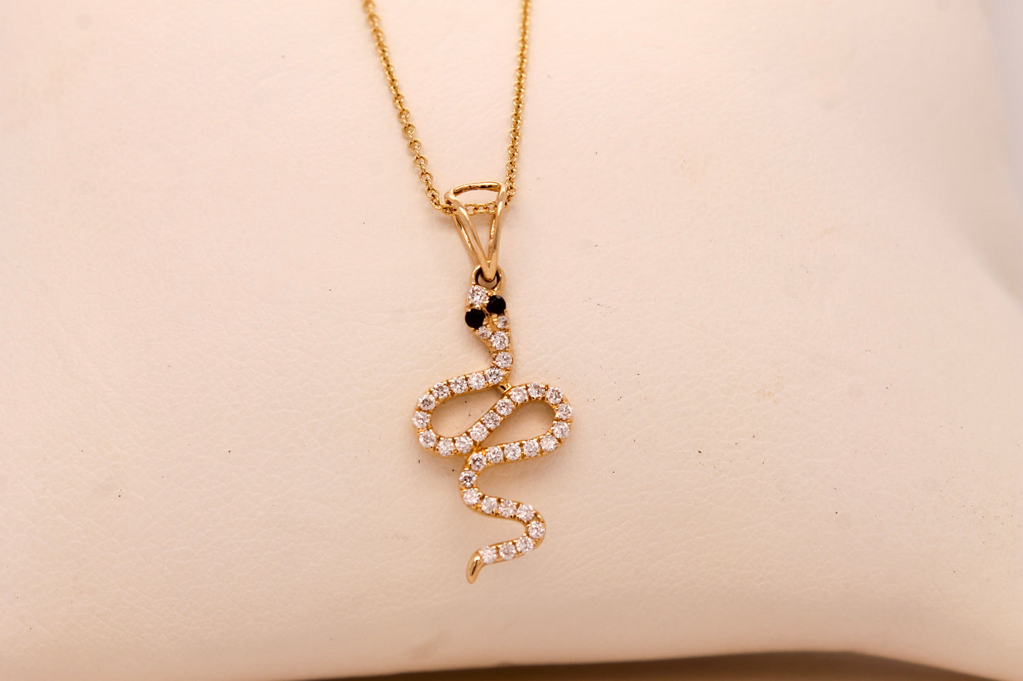 Diamond Snake Pendant
