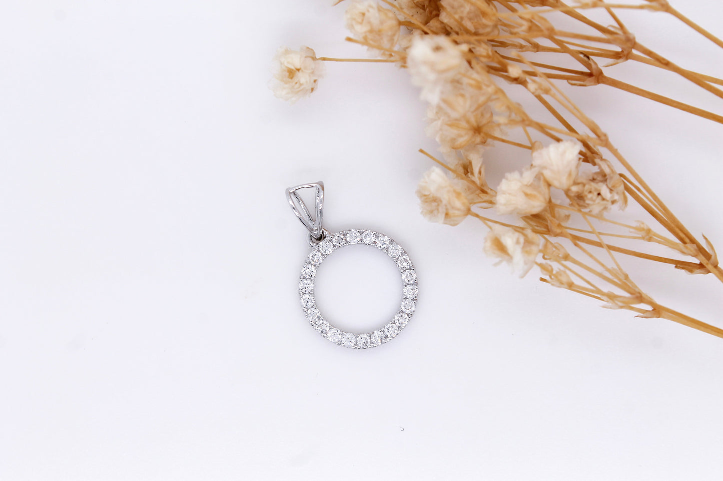 Diamond Circle Pendant