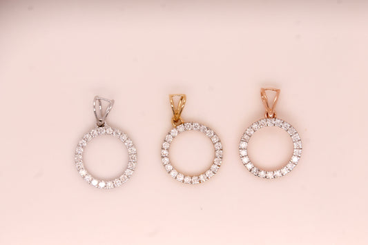 Diamond Circle Pendant