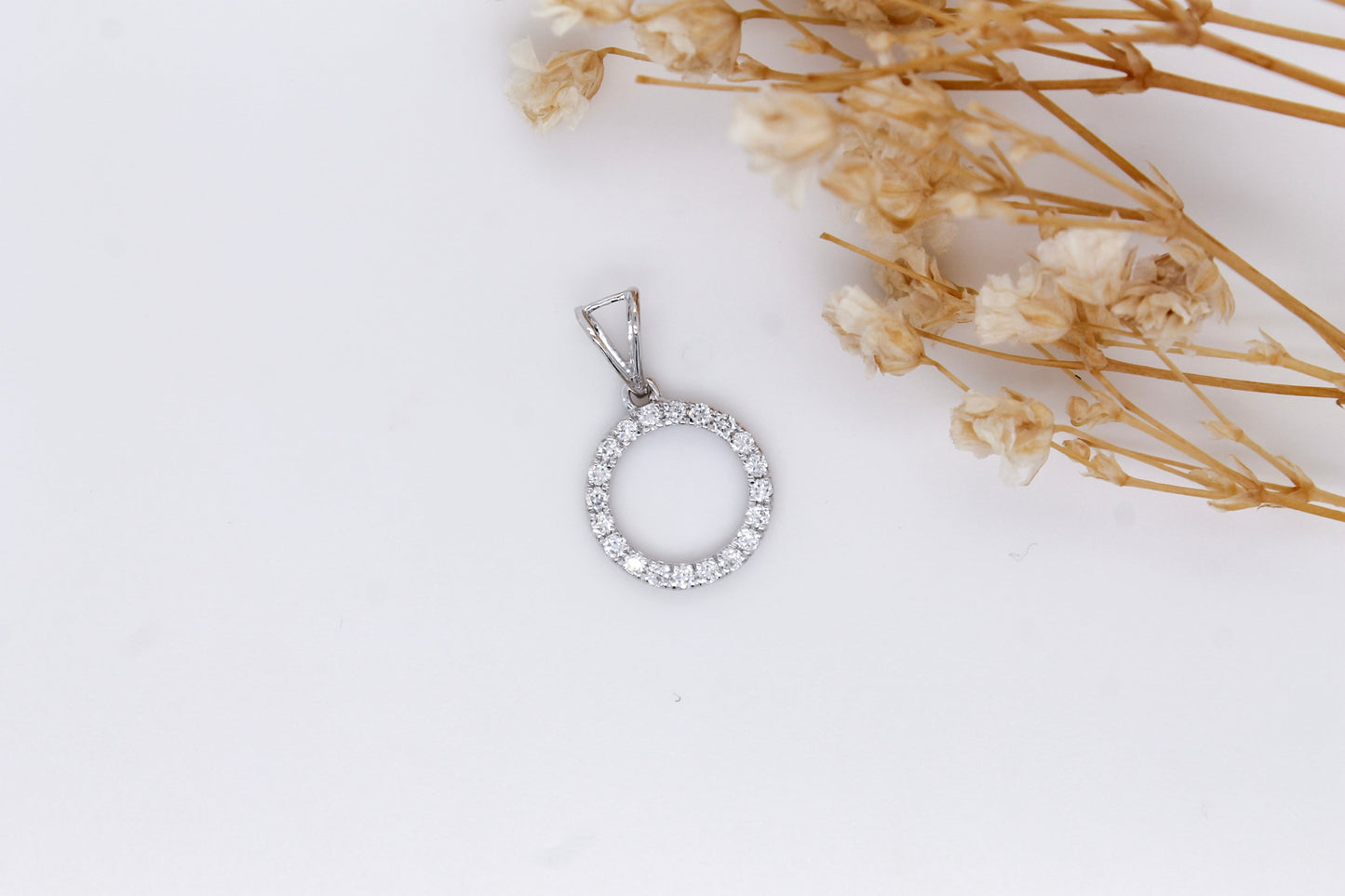 Diamond Circle Pendant