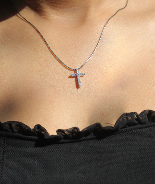Diamond Cross Necklace