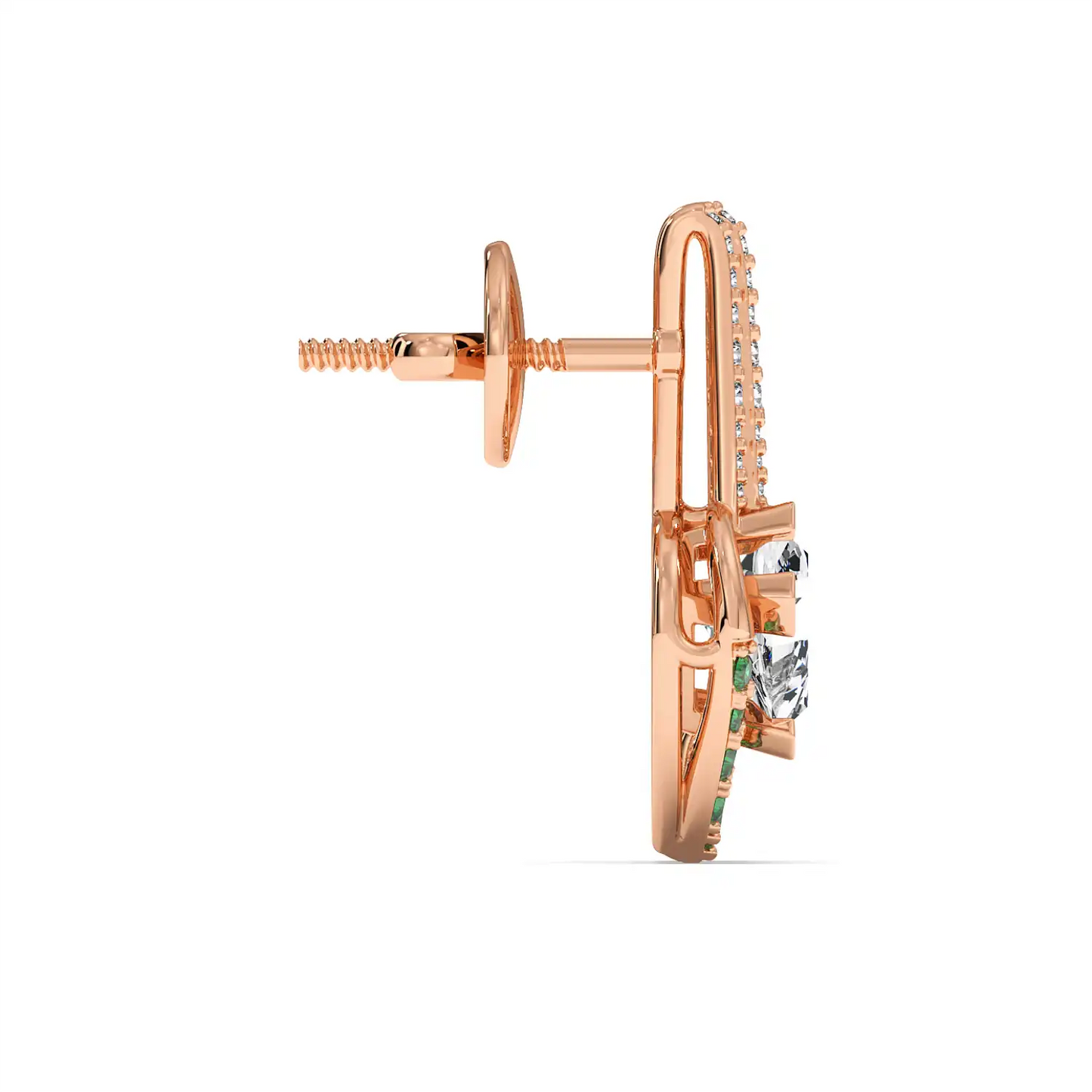 Emerald Enigma Earrings