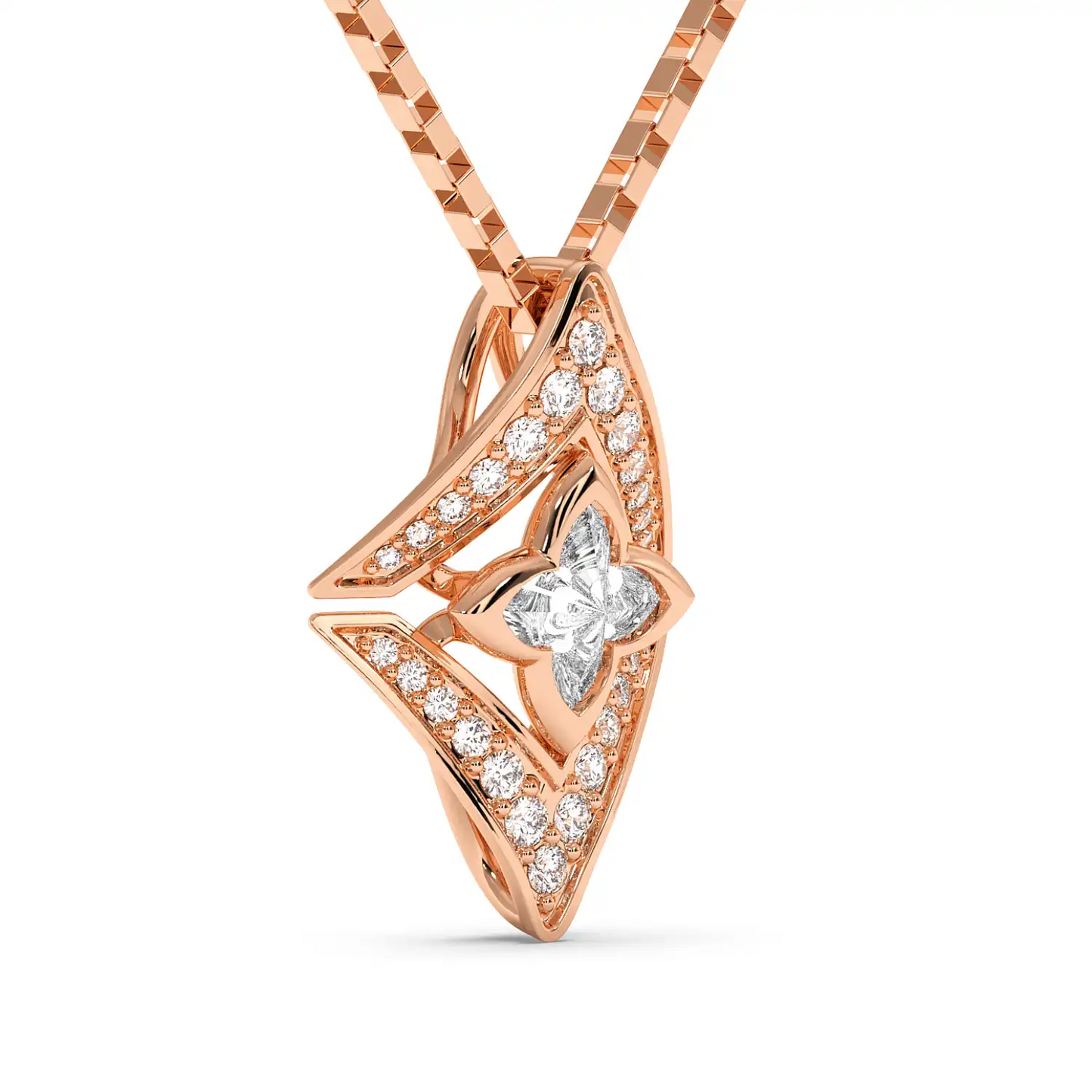 Floral Crest Pendant