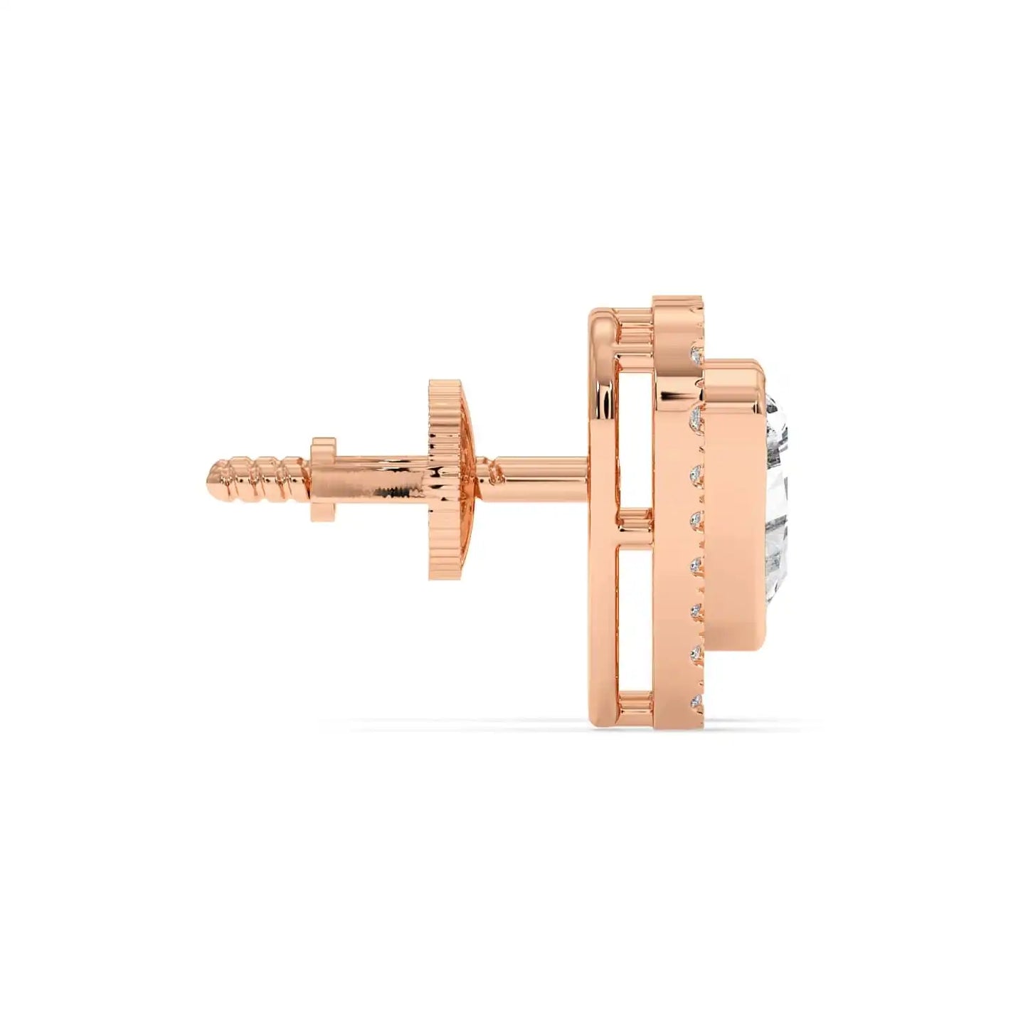 Halo Trillion Stud Earring