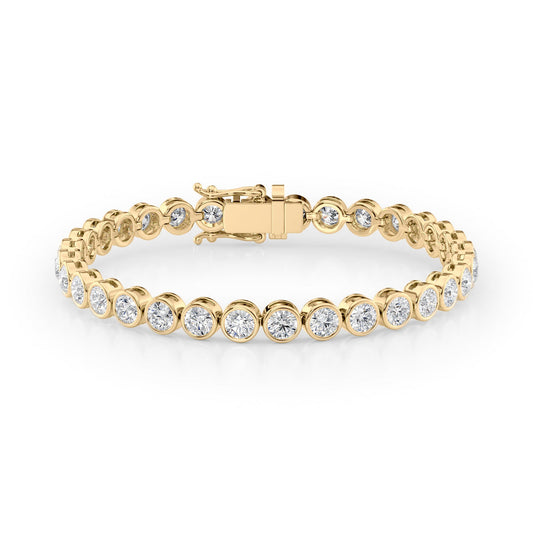 Lab Diamond Bezel Tennis Bracelet