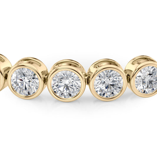 Lab Diamond Bezel Tennis Bracelet