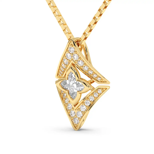 Floral Crest Pendant