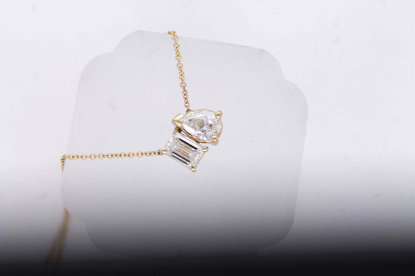 Toi et Moi Diamond Necklace