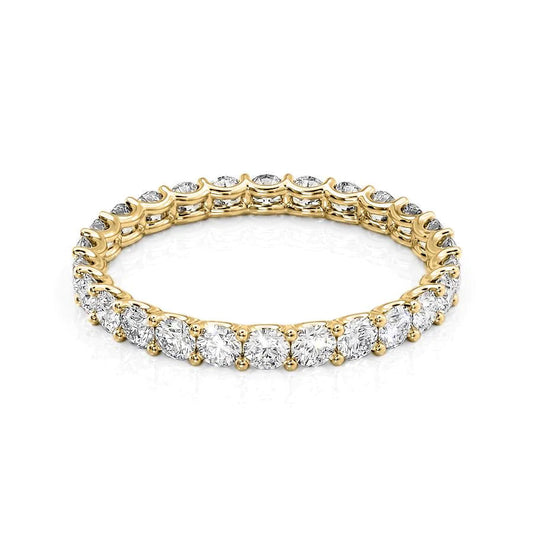 Diamond U Prong Eternity Ring