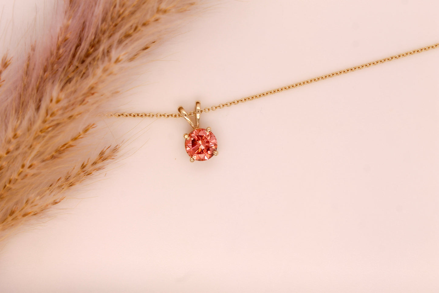 Pink Diamond Necklaces | IGI Certified