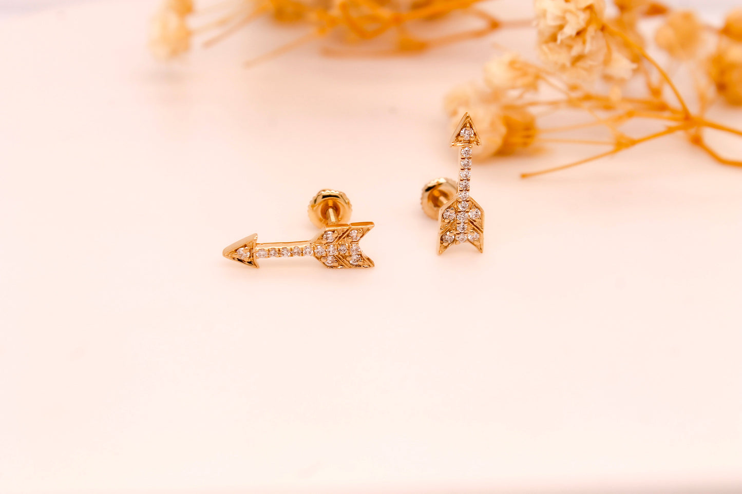 Diamond Arrow Earrings