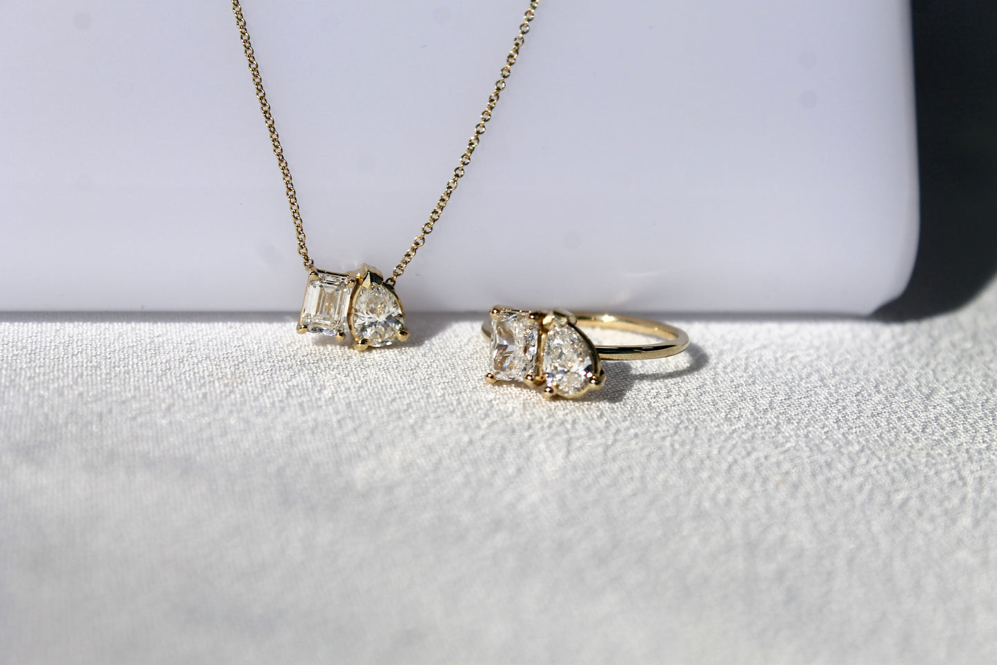 Toi et Moi Diamond Necklace