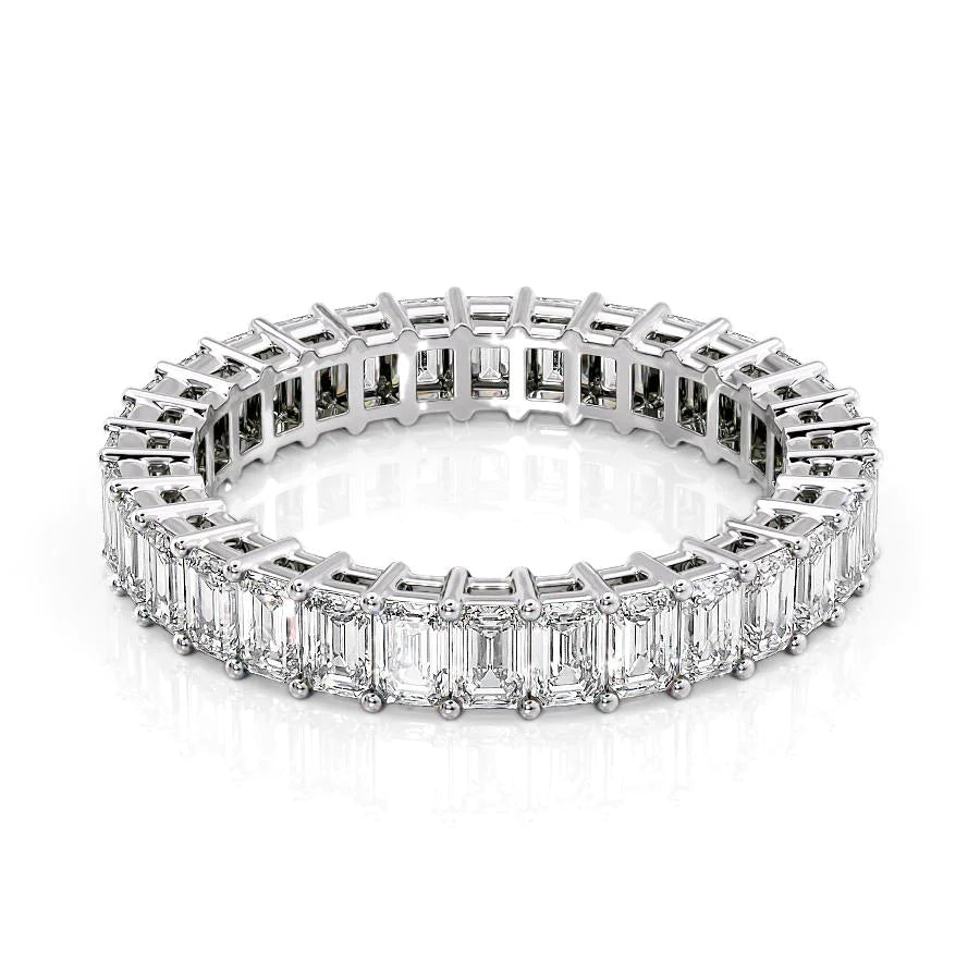 Emerald Diamond Eternity Ring