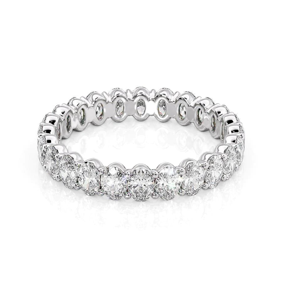 Oval Diamond Eternity Ring