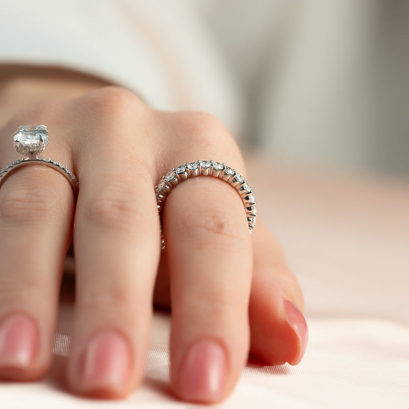 Oval Diamond Eternity Ring
