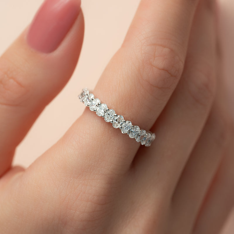 Oval Diamond Eternity Ring