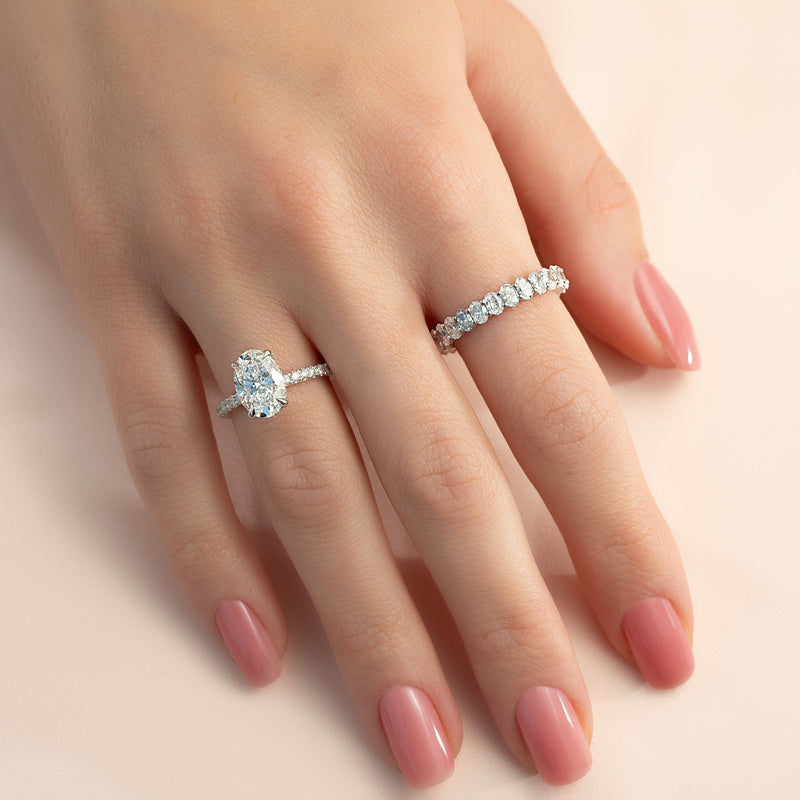 Oval Diamond Eternity Ring