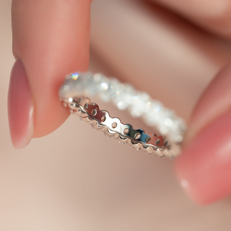 Oval Diamond Eternity Ring