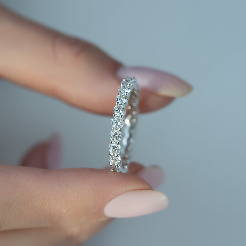Round Eternity Diamond Ring