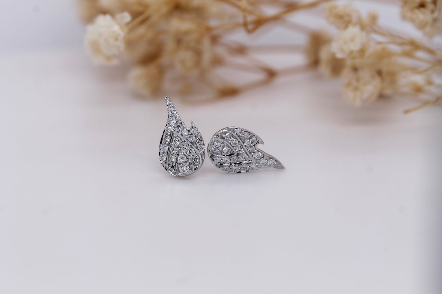 Diamond Pave Fire Stud