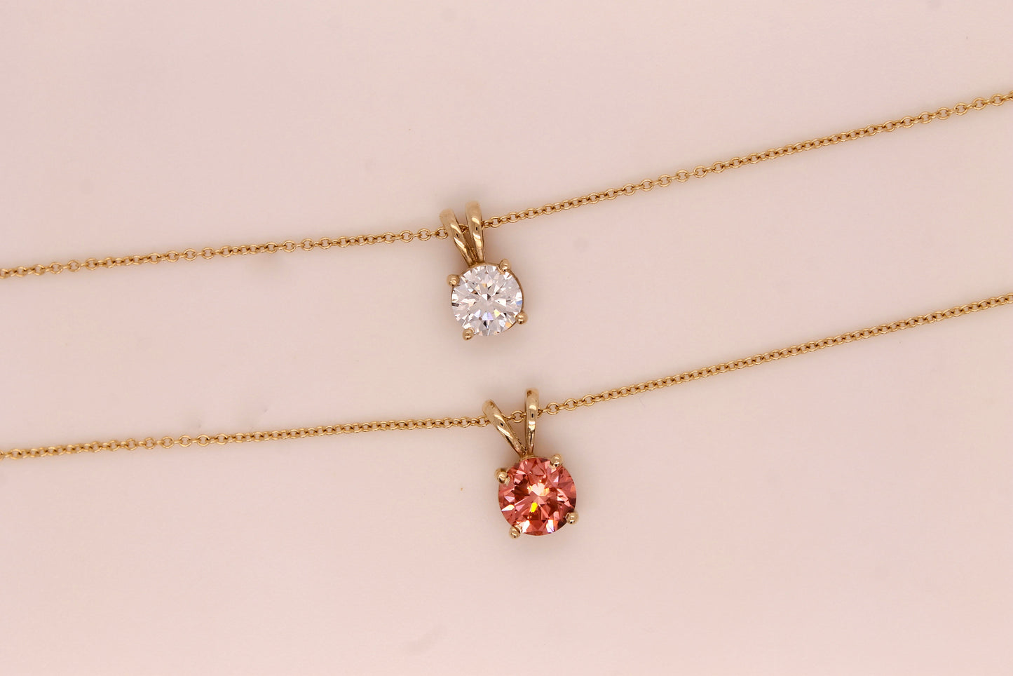 Pink Diamond Necklaces | IGI Certified