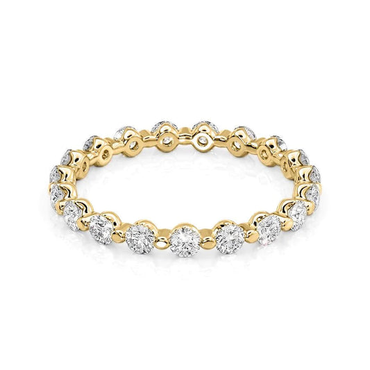 Round Diamond Shared Prong Eternity