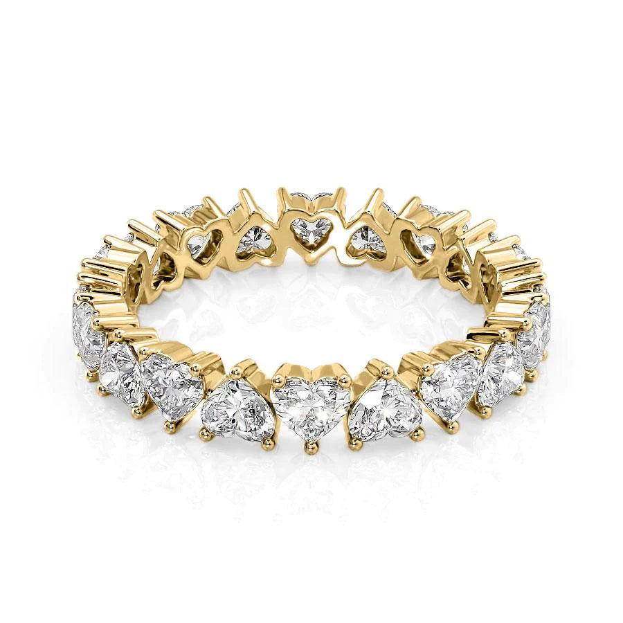 Heart Diamond Eternity Ring