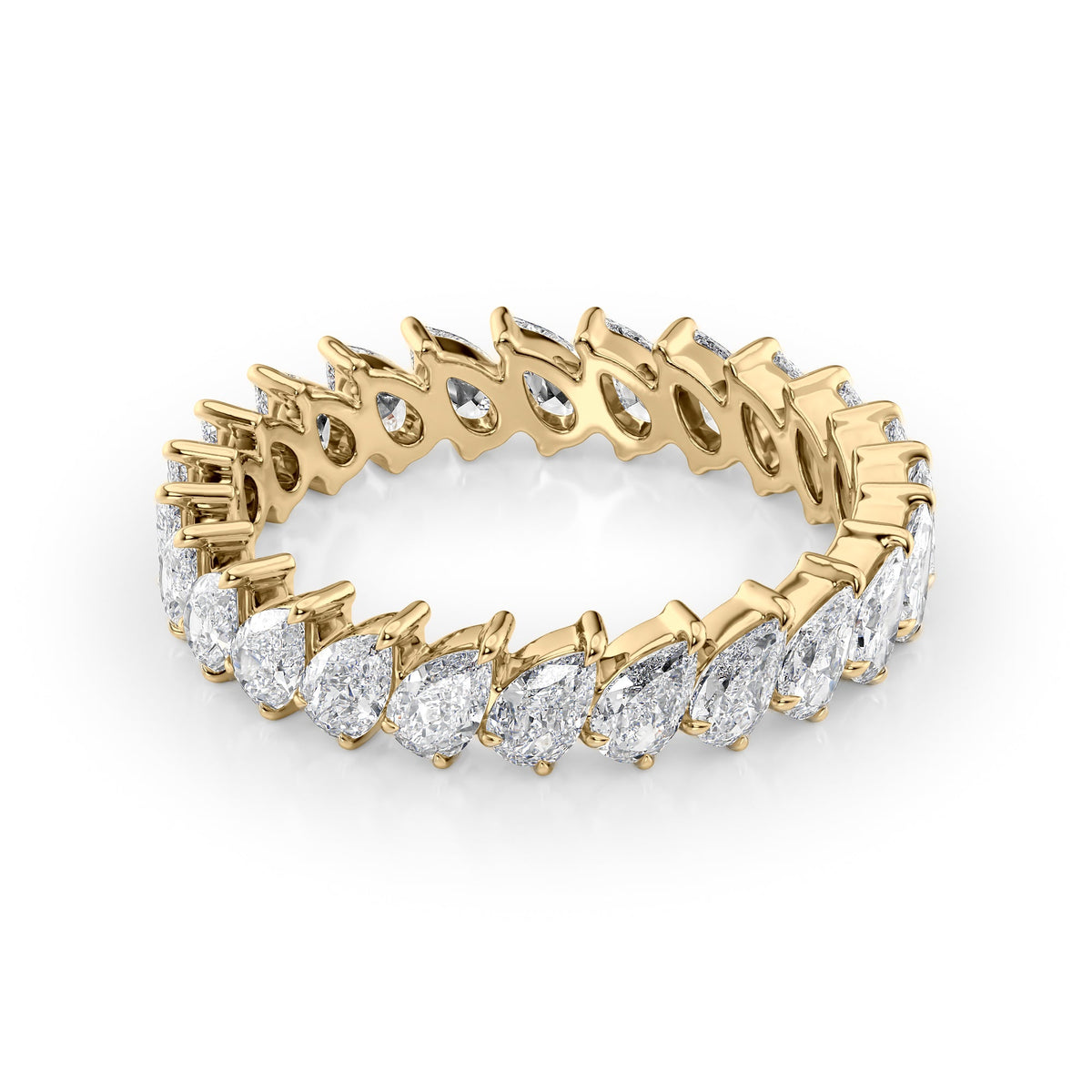 Pear Diamond Eternity Ring