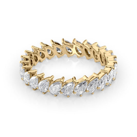 Pear Diamond Eternity Ring