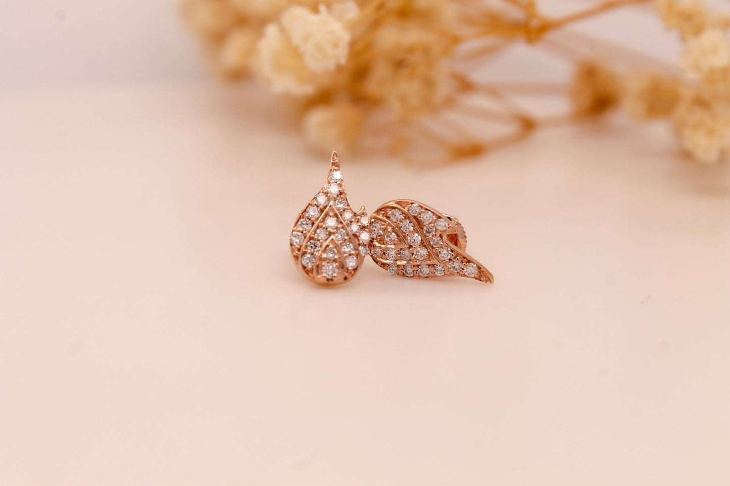 Diamond Pave Fire Stud