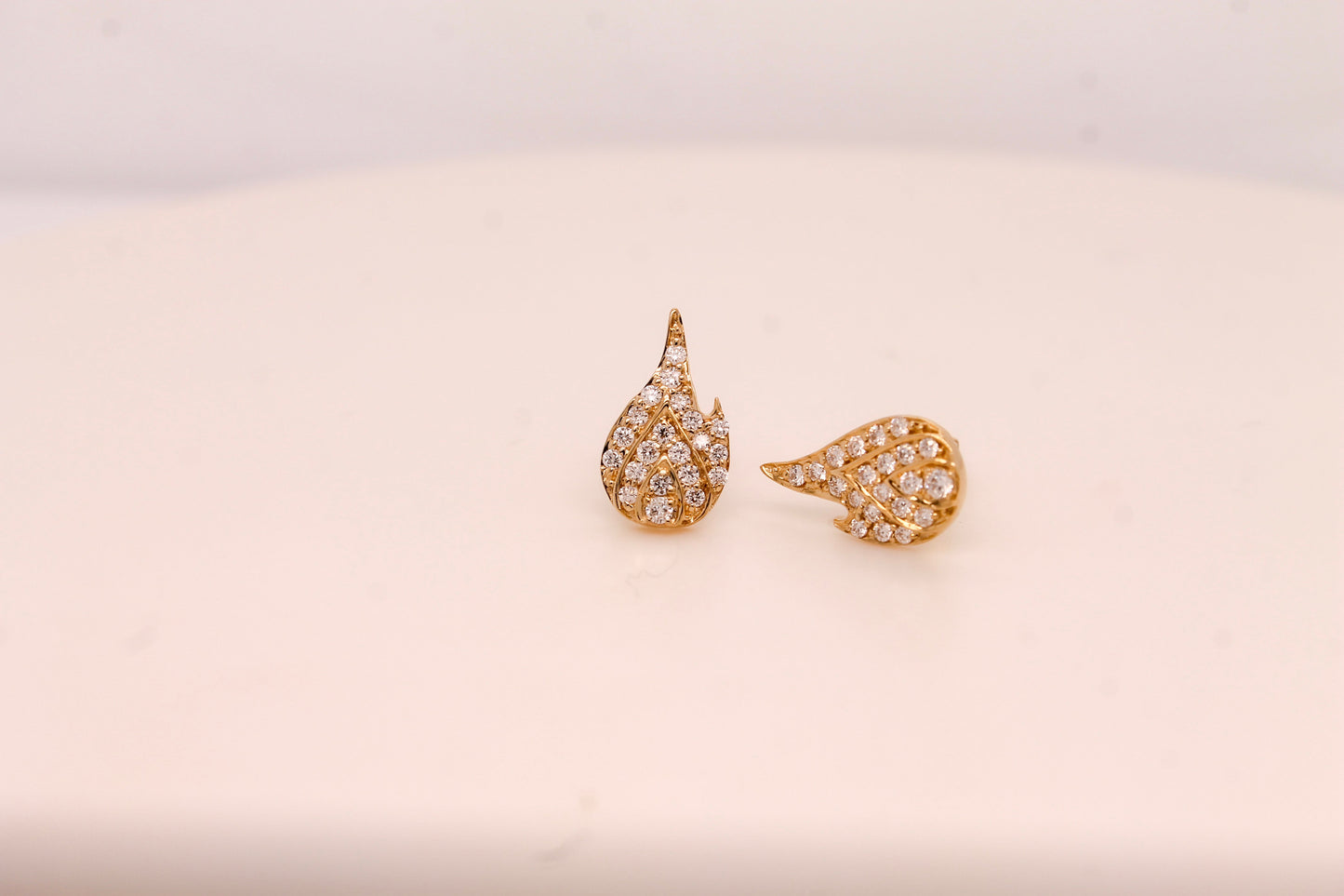 Diamond Pave Fire Stud