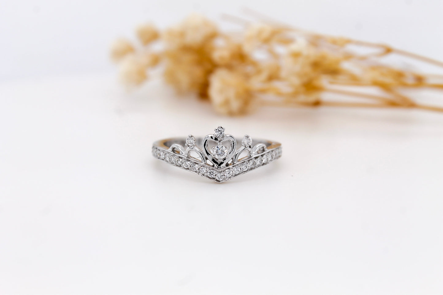 Crown Diamond Ring