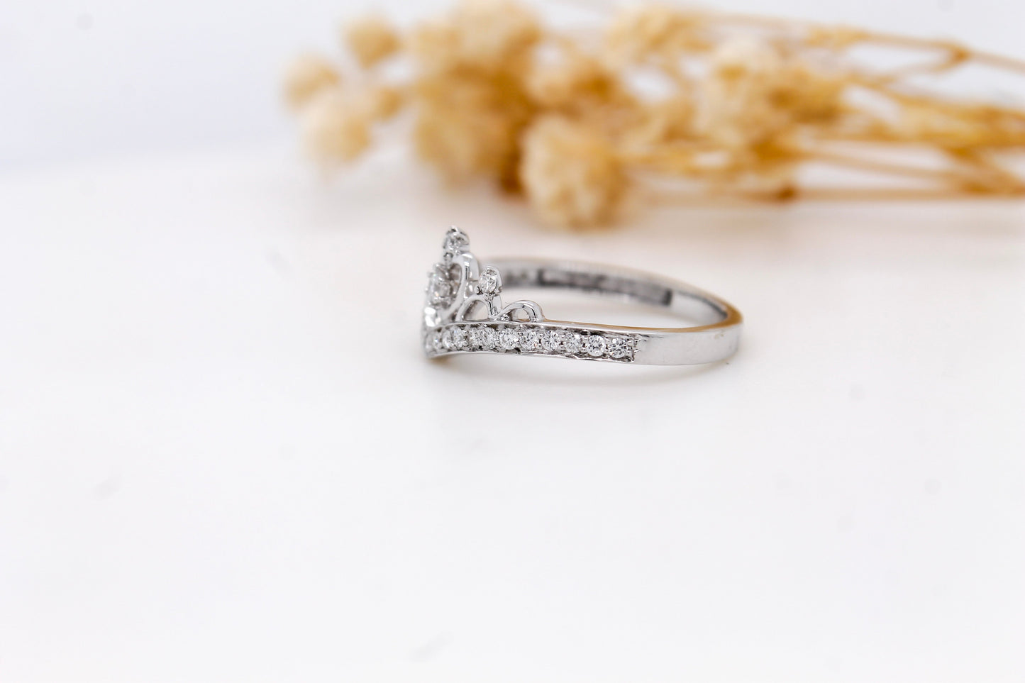 Crown Diamond Ring
