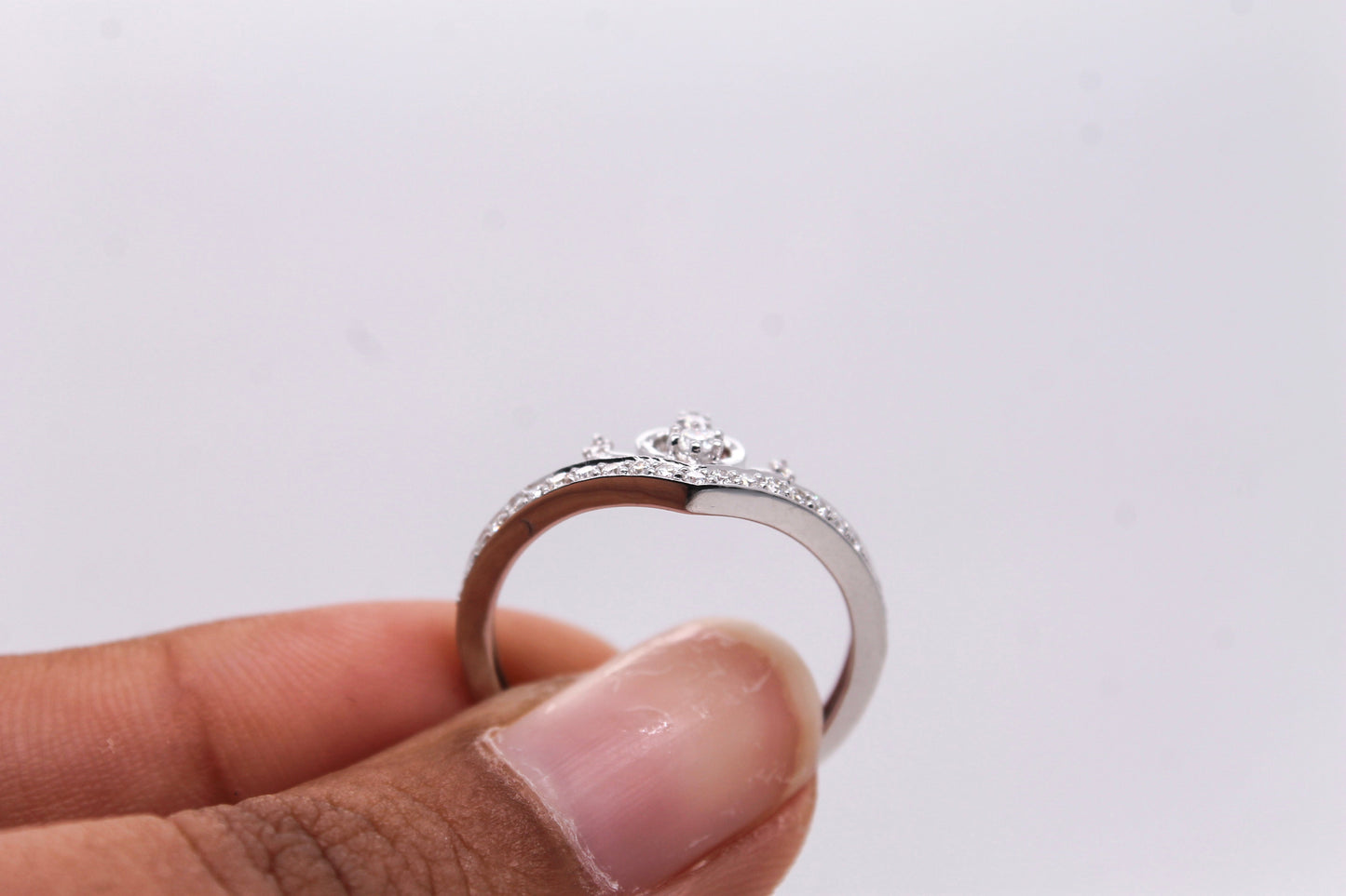 Crown Diamond Ring