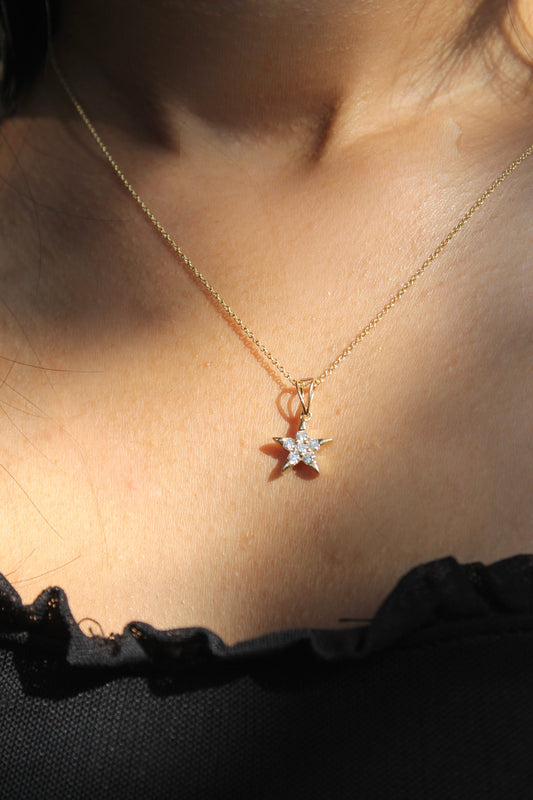 Diamond Star Necklace