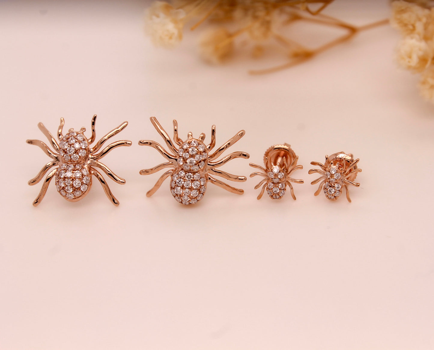 Diamond Spider Earring