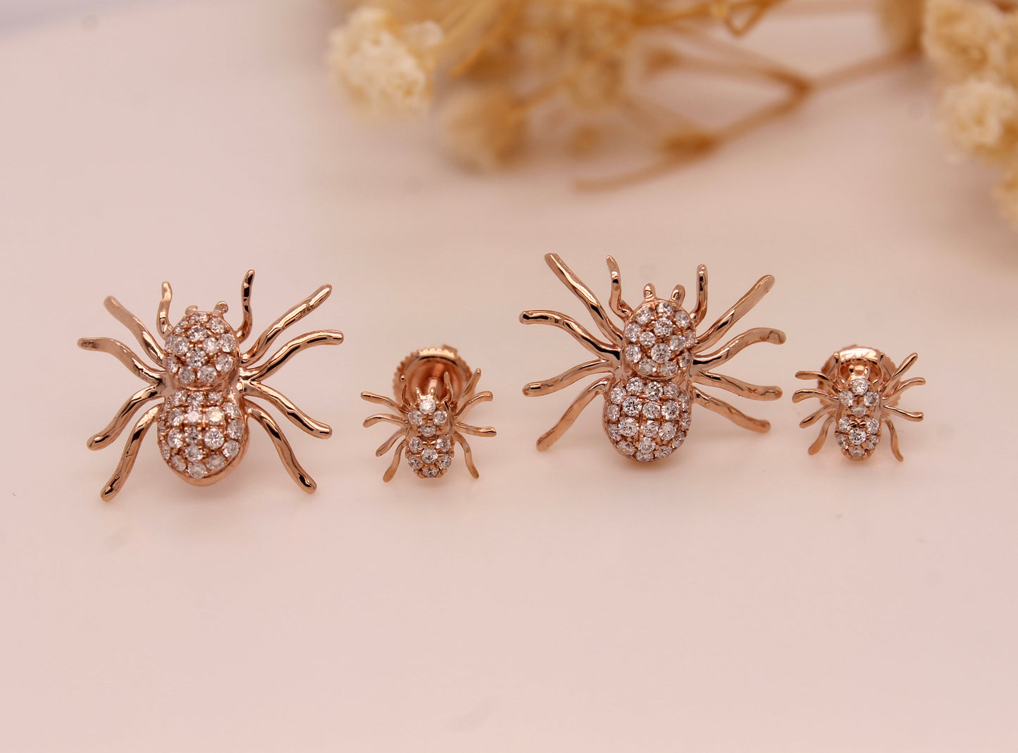 Diamond Spider Earring