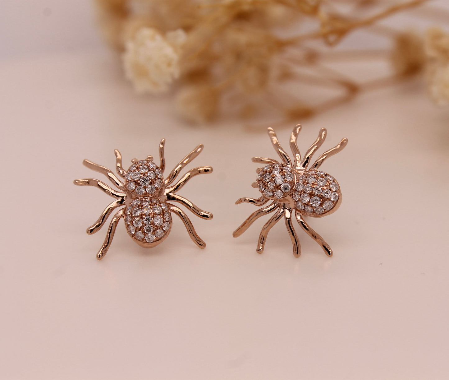 Diamond Spider Earring