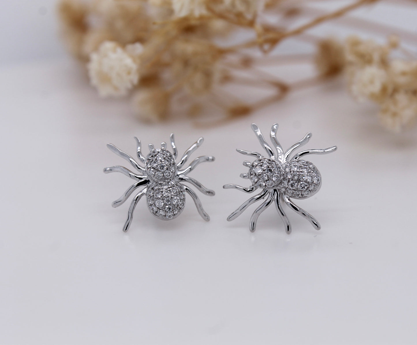 Diamond Spider Earring