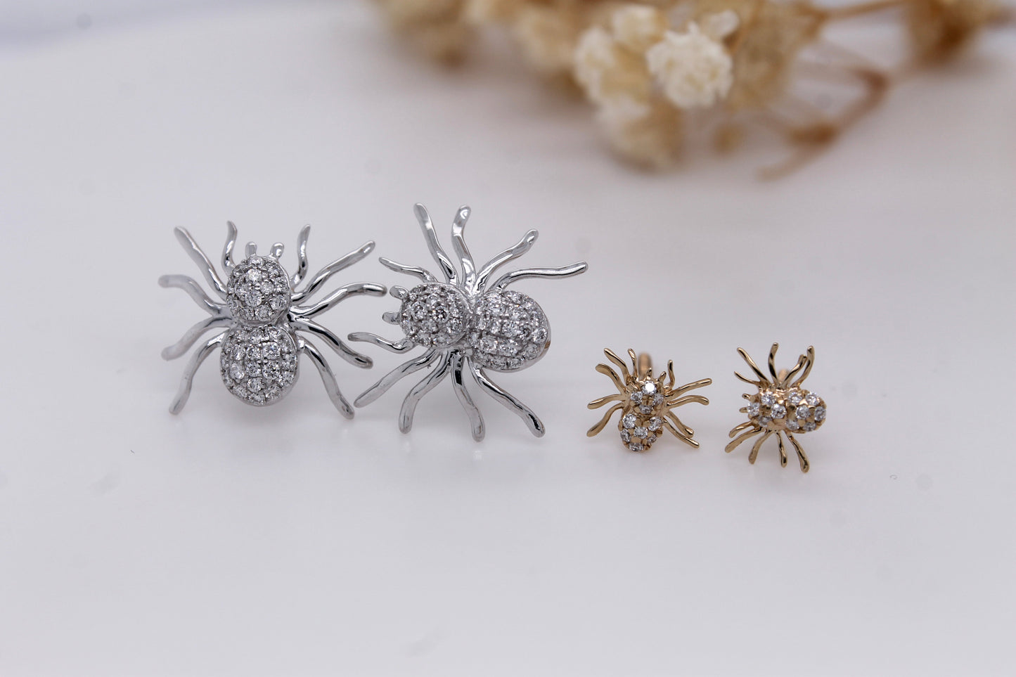Diamond Spider Earring