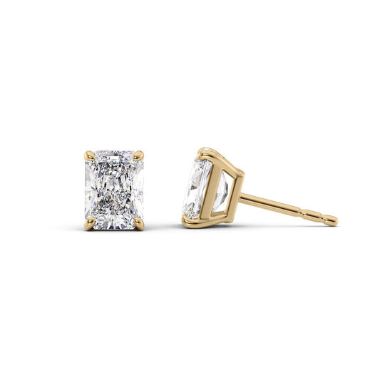 Radiant Lab Diamond Stud Earrings IGI Certified