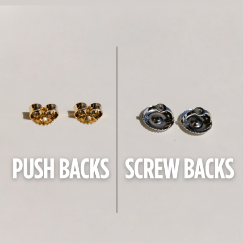 Oval Diamond 4-Prong Martini Stud Earrings IGI Certified