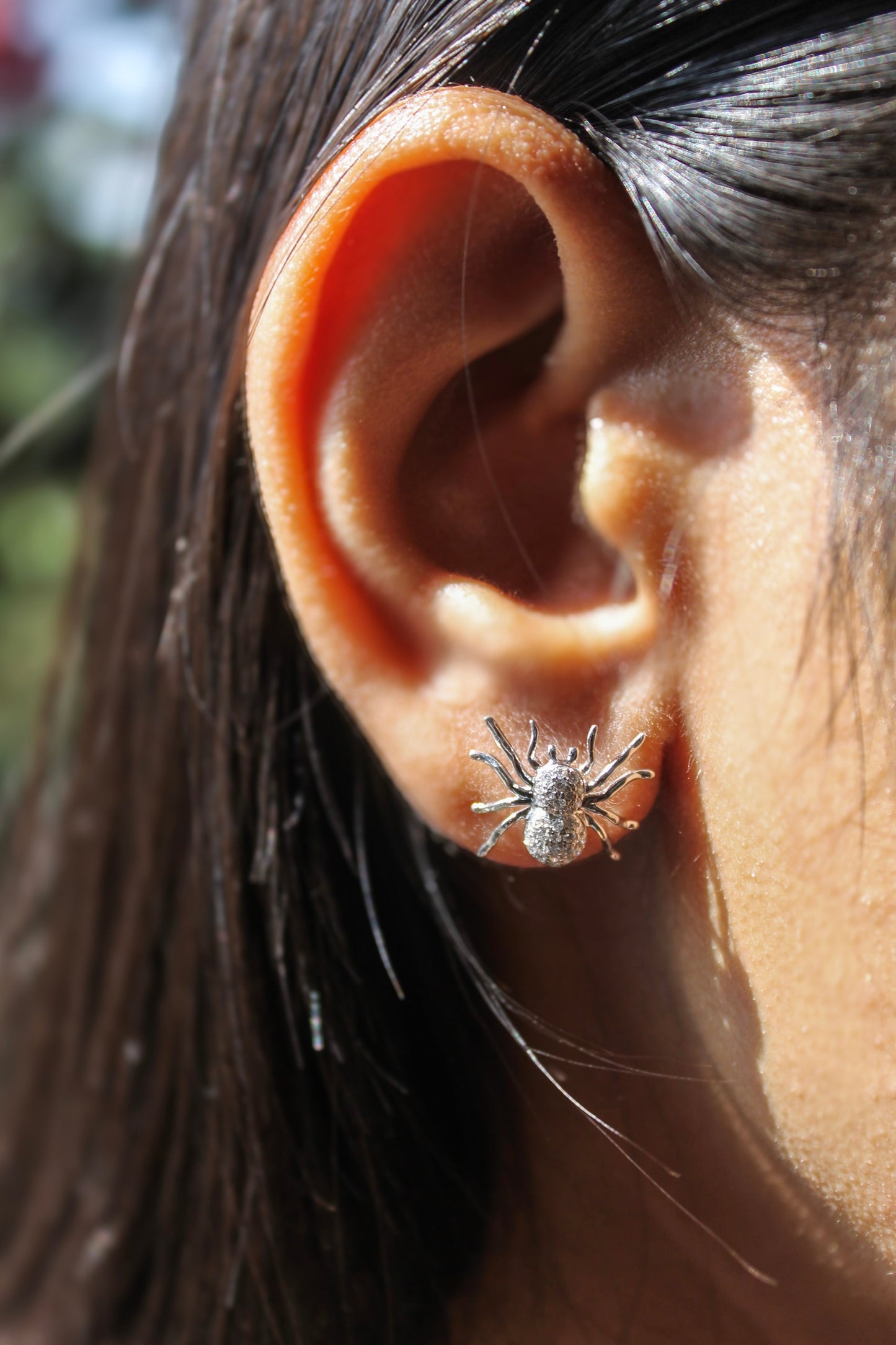 Diamond Spider Earring