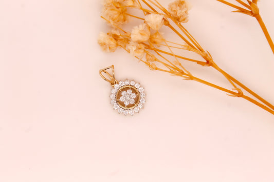Diamond Sun Pendant