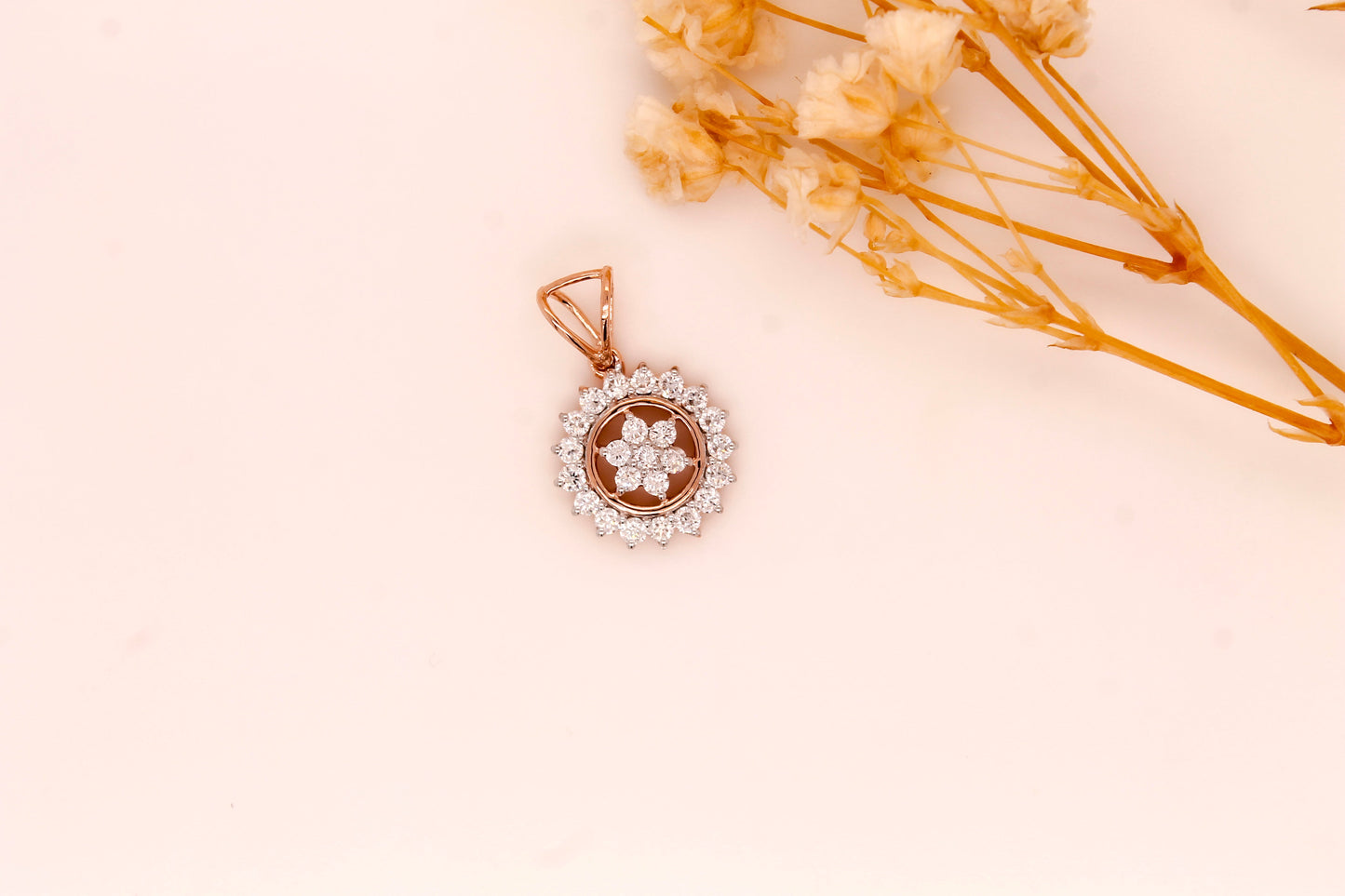 Diamond Sun Pendant